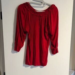 RXB Vibrant Red Blouse